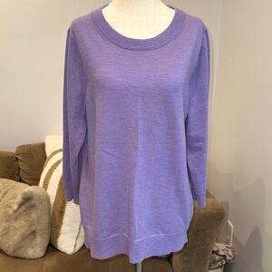 J. Crew Lavender Knit Top